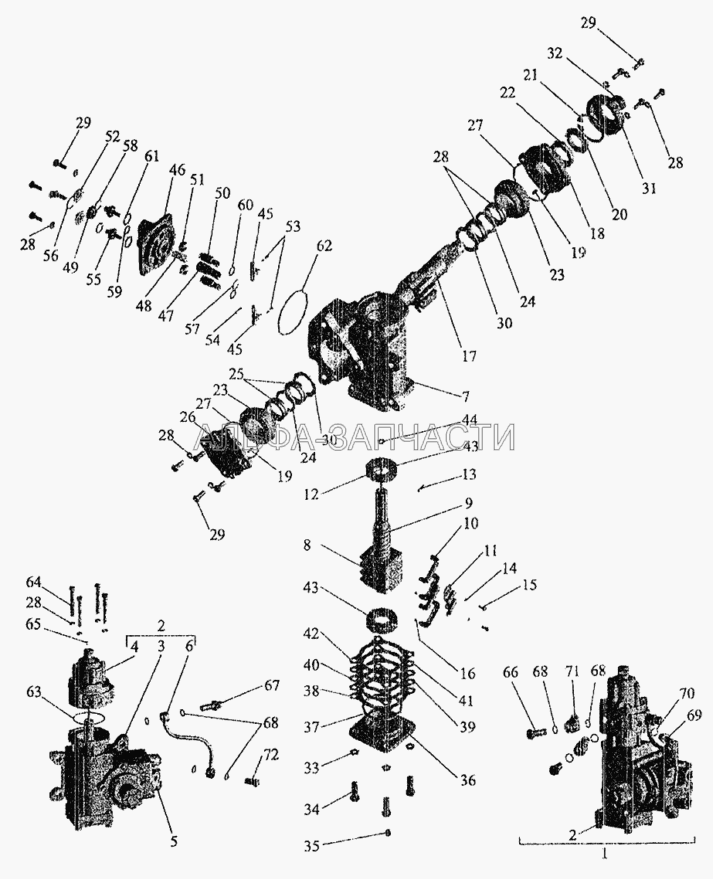 Механизм рулевой (1.2-45х65-3 Манжета) 